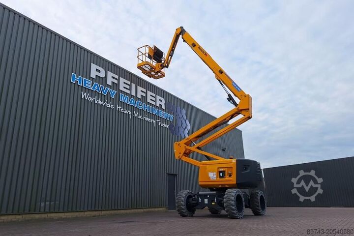 Scharnierende telescopische hoogwerker Haulotte HA20LEPRO Valid Inspection, *Guarantee! Hybrid, 4x