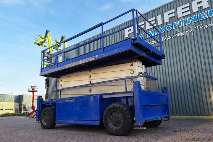 Scharnierende telescopische hoogwerker Liftlux SL205-25D4WDS/P Diesel, 4x4 Drive, Hydraulic Deck