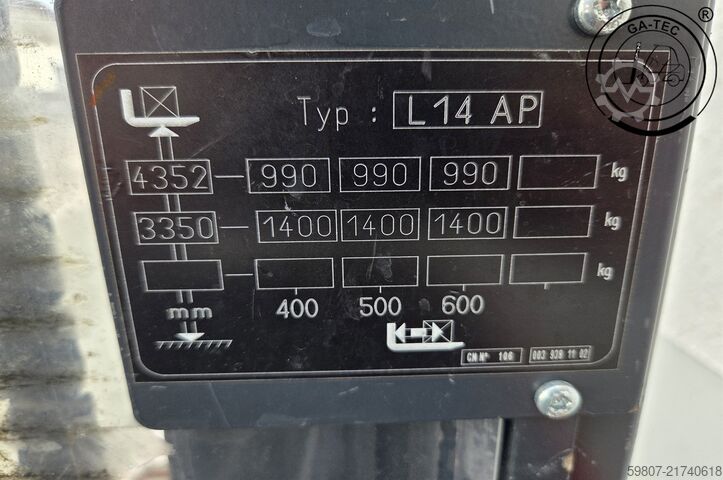 Manuell staplare Linde L14AP