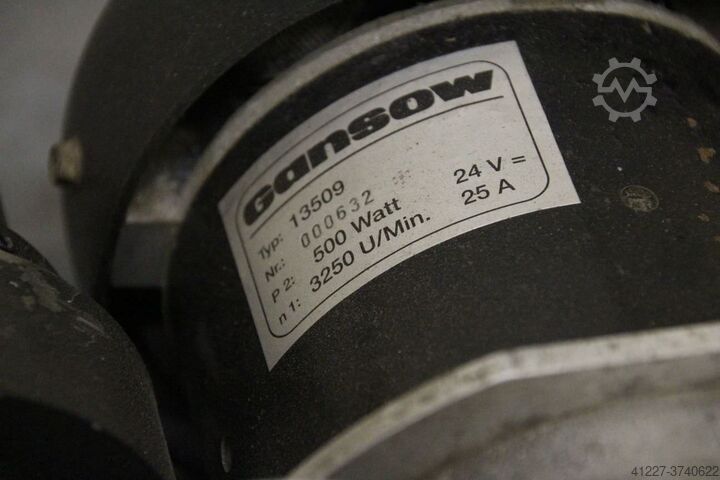 Motoréducteur 24 V 0,5 kW Gansow B100-6 / 13509