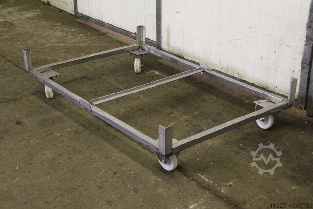 Transportvogn Edelstahl 1218/817/H260 mm