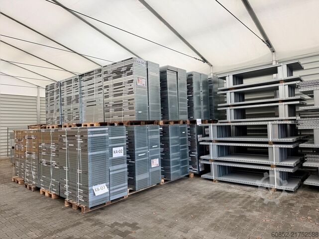 Modulreol 13 lfm SSI Schäfer R3000 Fachbodenregal 249cm hoch, 50cm tief, 6 Lagerebenen