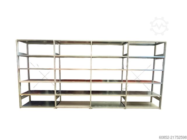 Prateleira modular 5,2 lfm SSI Schäfer R3000 Fachbodenregal 249cm hoch, 50cm tief, 6 Lagerebenen