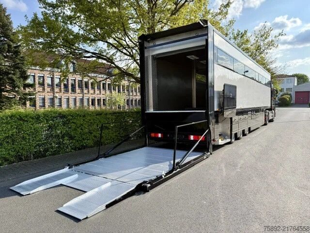 Furgone trasportatore di auto Addcliffe Eng /Motorsport/Rennsportauflieger