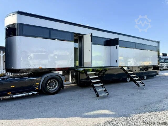 Furgone trasportatore di auto Addcliffe Eng /Motorsport/Rennsportauflieger