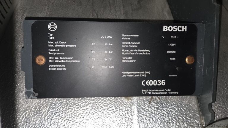 ατμολέβητας LOOS BOSCH GROUP UL-S 2000