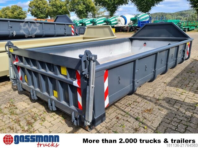 Afzetcontainer  Abrollcontainer mit Klappe ca. 9m³, überfahrbar,