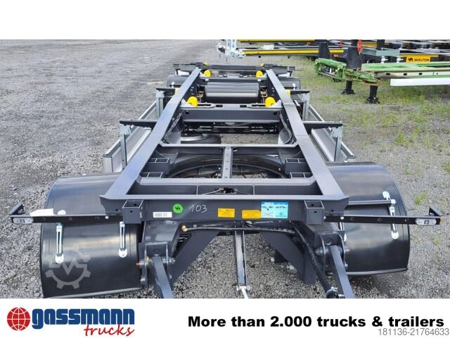 Rimorchio scarrabile Wielton PS2H M3 Schlitten-Abrollanhänger