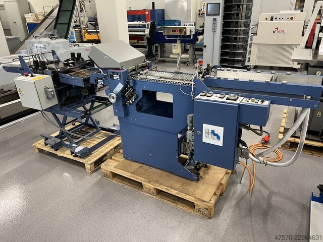 Plieuse Herzog Heymann KL112-6 Pharmaceutical Folding Machine + Press and Stacking