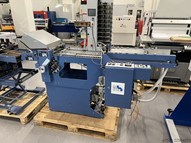 Plieuse Herzog Heymann KL112-6 Pharmaceutical Folding Machine + Press and Stacking