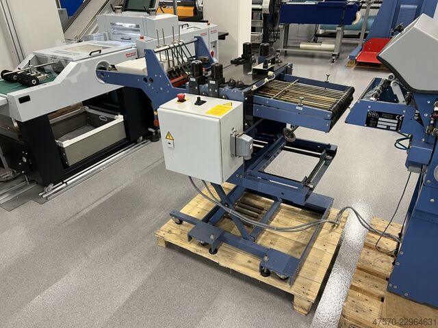 Plieuse Herzog Heymann KL112-6 Pharmaceutical Folding Machine + Press and Stacking