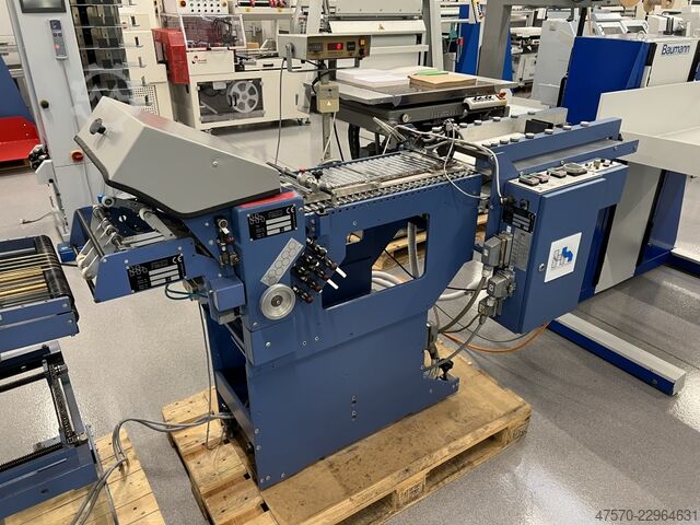 Plieuse Herzog Heymann KL112-6 Pharmaceutical Folding Machine + Press and Stacking