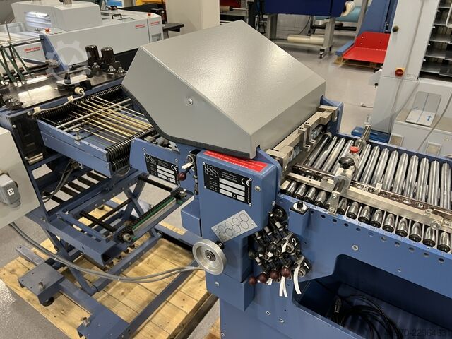 Plieuse Herzog Heymann KL112-6 Pharmaceutical Folding Machine + Press and Stacking