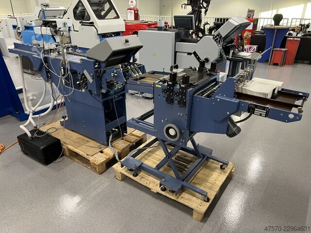 Plieuse Herzog Heymann KL112-6 Pharmaceutical Folding Machine + Press and Stacking