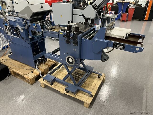 Plieuse Herzog Heymann KL112-6 Pharmaceutical Folding Machine + Press and Stacking