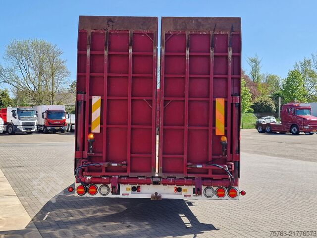 Araba taşıyıcı panelvan Scania G410 8x2*6 - Machine transporter - Loading ramp...