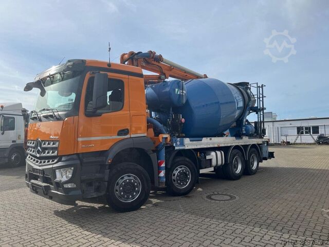 Betonpompwagen MERCEDES-BENZ Arocs 3240 B 8x4 Pumi Schwing Vector deutsch top