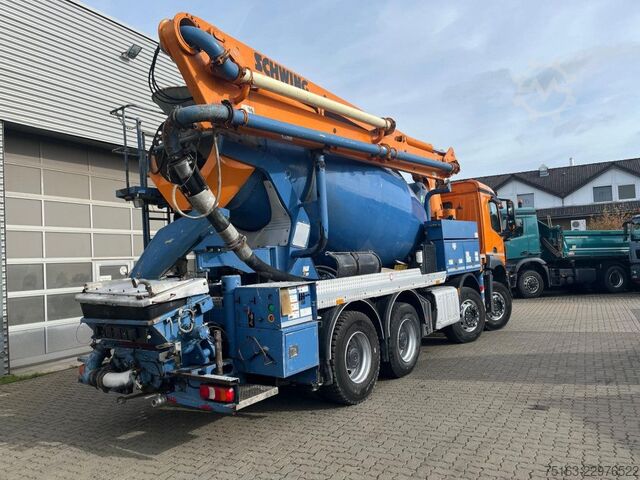 Betonpompwagen MERCEDES-BENZ Arocs 3240 B 8x4 Pumi Schwing Vector deutsch top