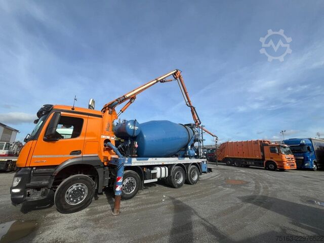 Betonpompwagen MERCEDES-BENZ Arocs 3240 B 8x4 Pumi Schwing Vector deutsch top
