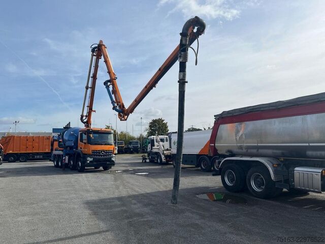 Betonpompwagen MERCEDES-BENZ Arocs 3240 B 8x4 Pumi Schwing Vector deutsch top