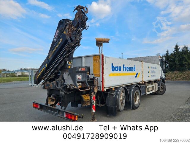 Camion cu platformă IVECO AT 260S42Y 7PS Kran+FUNK Hiab 166 E-4H EEV