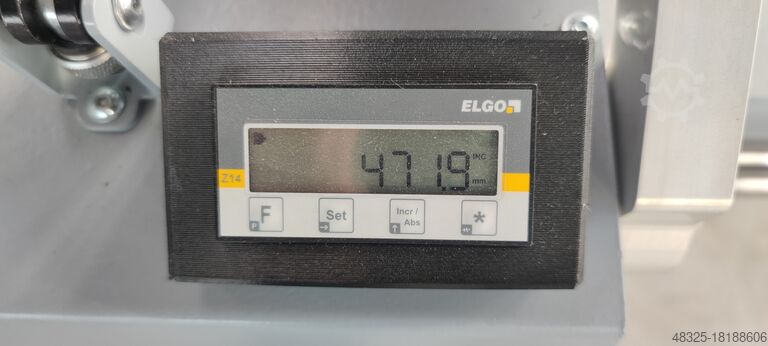 Handmatige meetstop, digitaal display MEBA Metall-Bandsägemaschinen GmbH Messanschlag MLD-verstärkt