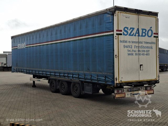 Semi-remorque bâchée Krone Curtainsider Mega