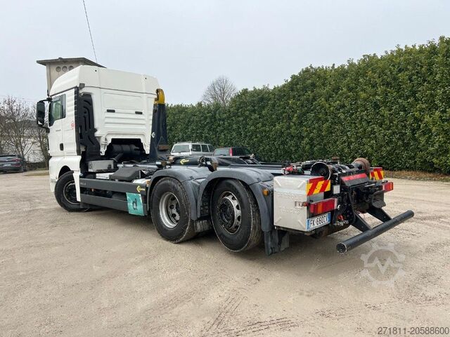 Camion benne à bras amovible MAN MAN TGX 26.500 USATO SCARRABILE 6X2