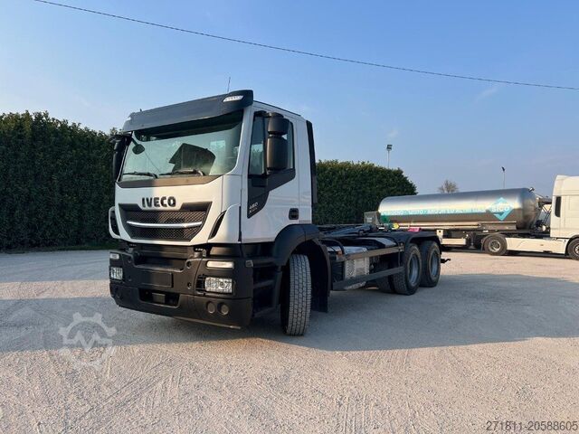 Camion benne à bras amovible IVECO IVECO STRALIS 460 X-WAY USATO SCARRABILE 6X4
