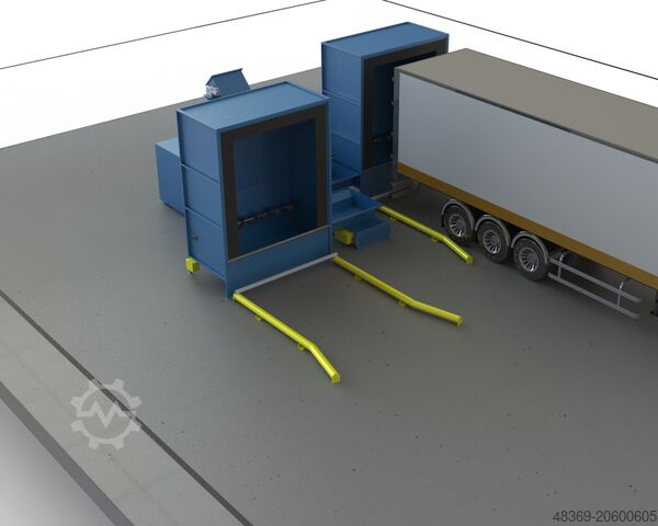 Entladesystem für Schubboden-LkW  