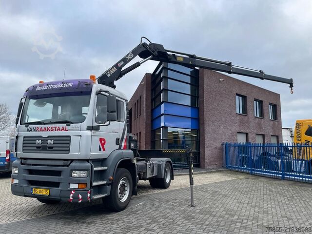 Standard-SZM MAN TGA 18.310 Hiab 166 E-3 HIDUO Crane-Kran + Remo...