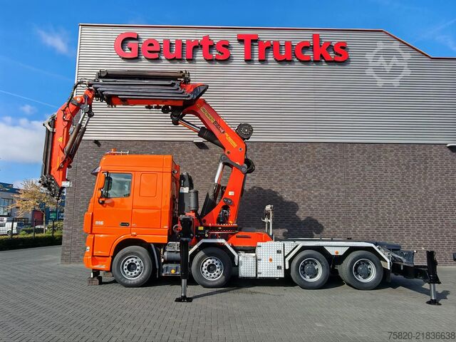 Autogru DAF XF 105.510 8X4+ PALFINGER PK 100002+PJ 170 KRAA...