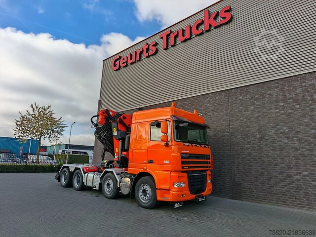 Autogru DAF XF 105.510 8X4+ PALFINGER PK 100002+PJ 170 KRAA...