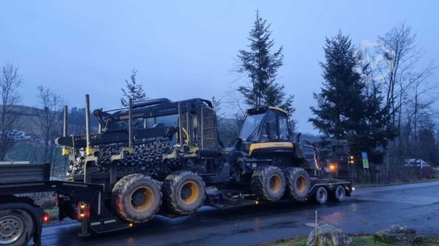 Félpótkocsi Ressenig SATL2-400 teleskop.-Maschinentieflader