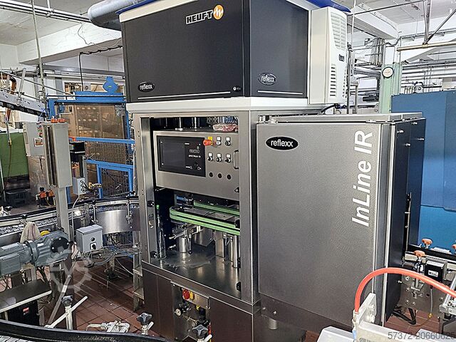 Linha de engarrafamento Kettner/Krones/Heuft/Cobert/SWC/NIKO Blitzpac A35 T1/K 671-069/Spectrum Inline IRProntomatic K090-A43/