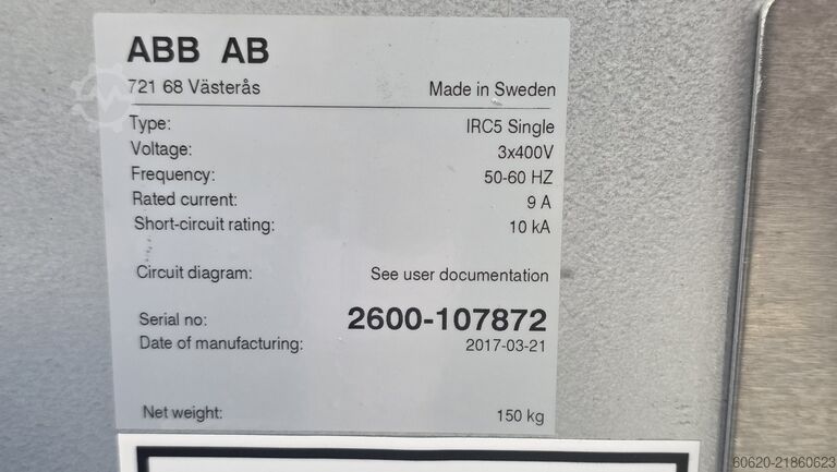 Robot industriel ABB IRB 2600-12/1.85 + IRC5 Single