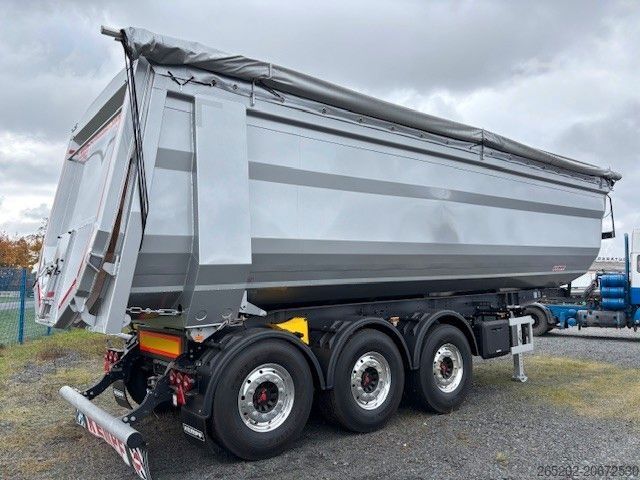 Kipper Auflieger KEMPF Stahlhalbschalenmulde 3x9t, SKM 36/3 SR, 41 cbm