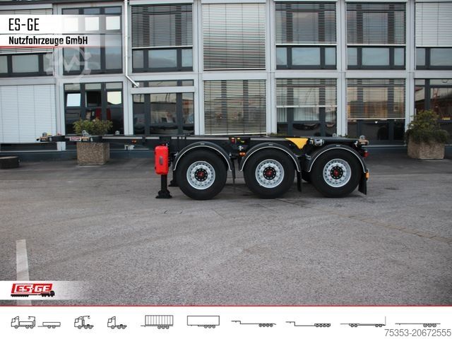 Swap body semitrailer WIELTON Containerchassis 20ft