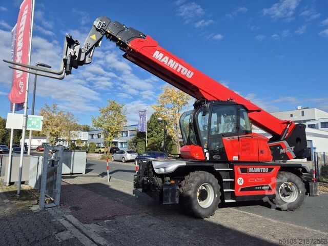 Dönebilen teleskopik forklift Manitou MRT 2660 radio drive