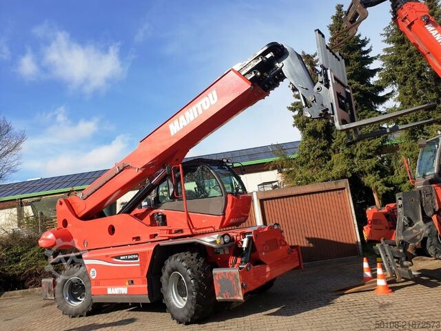 Dönebilen teleskopik forklift Manitou MRT 2470+ Privilege AC Klima