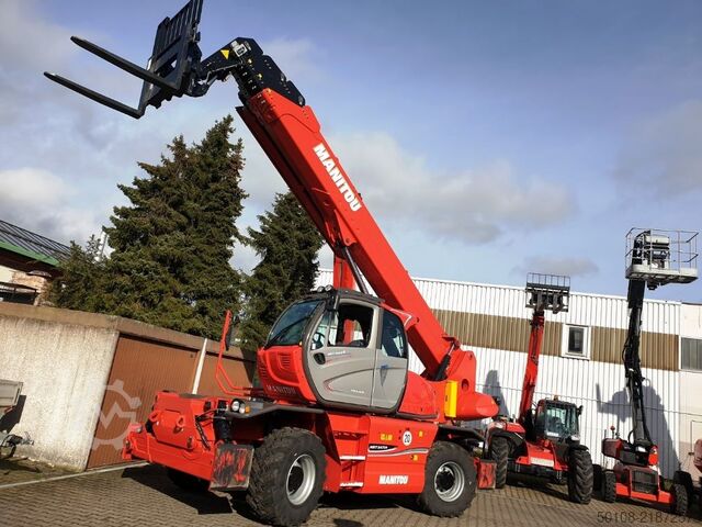 Dönebilen teleskopik forklift Manitou MRT 2470+ Privilege AC Klima