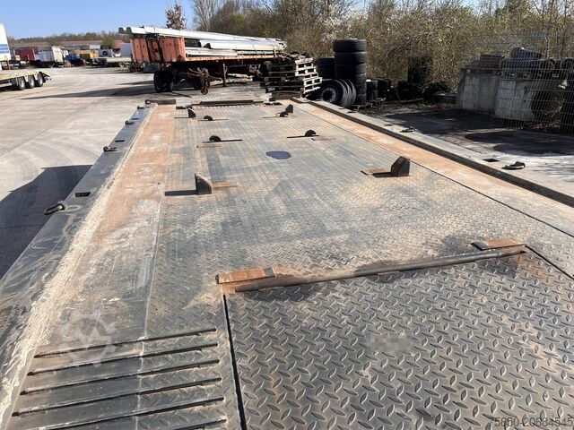 Alçak şasi römork Gergen TBCA 18H  2 Achs Kombianhänger- Tieflader