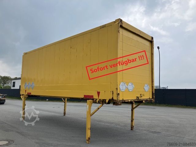 Değiştirme kasalı treyler KRONE Wechselbrücke Koffer