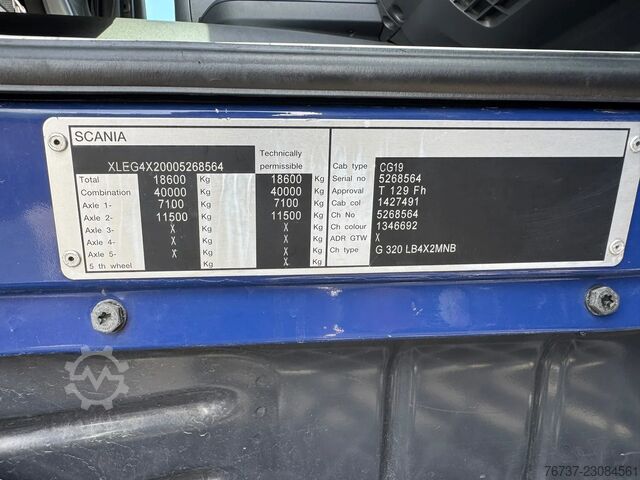  Scania G320 **EURO 5-NO AD BLUE-BELGIAN TRUCK**