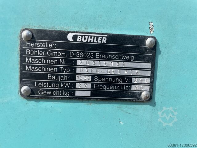 Maskin för bearbetning av spannmål Bühler BSBP
