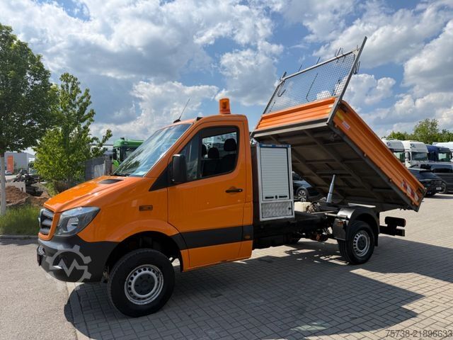 Kiepwagen bestelauto MERCEDES-BENZ Sprinter 316 CDI /4x4 Allrad/Kipper/AHK