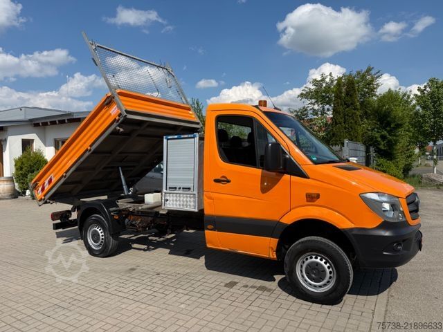 Kiepwagen bestelauto MERCEDES-BENZ Sprinter 316 CDI /4x4 Allrad/Kipper/AHK