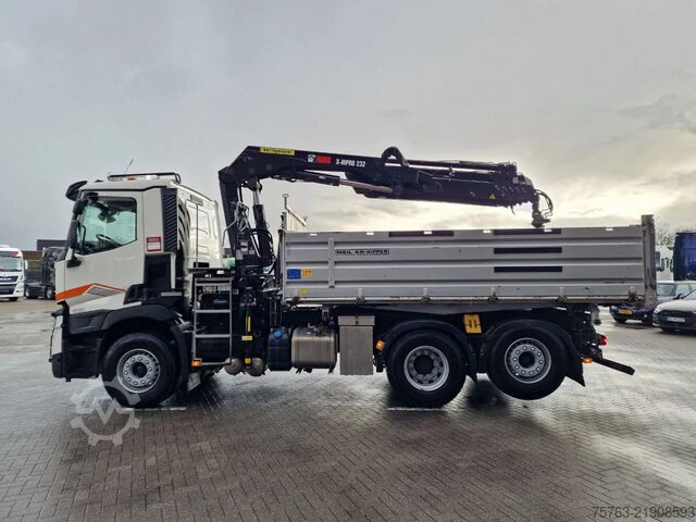 Kranbil Renault C 440 - 6x2*4 - HIAB X Pro 232 Crane - Meiler 3...