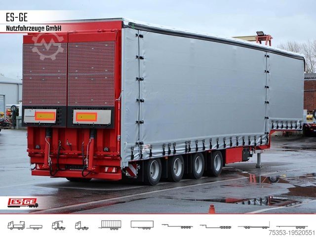 Dieplader oplegger DINKEL 4-Achs-Jumbotieflader - doppelte Rampen