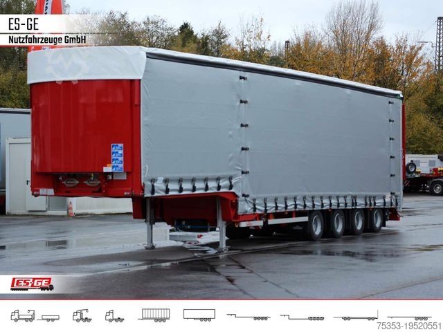 Dieplader oplegger DINKEL 4-Achs-Jumbotieflader - doppelte Rampen